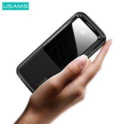 Alternative view of USAMS PB58 10000mAh High Power Dual USB Fast Charging Power Bank Type C With LED Digital Display US-CD163