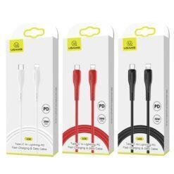 USAMS U38 Type-C to Lightning 30W PD Fast Charging & Data Cable US-SJ405 10 USAMS U38 Type-C to Lightning 30W PD Fast Charging & Data Cable US-SJ405 - Image 5