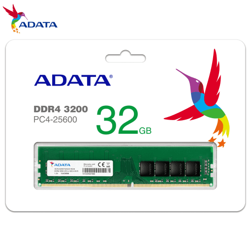 ADATA Premier 32GB DDR4 3200MHz U-DIMM Desktop Memory Module RAM