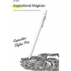 USAMS Stylus Pen for Android and iOS Universal Active Touch Screen Capacitive with Clip US-ZB057 - Image 5