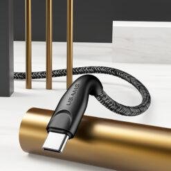 USAMS U41 Type-C Braided Data Fast and Safe Charging Data Cable 1M US-SJ392 10 USAMS U41 Type-C Braided Data Fast and Safe Charging Data Cable 1M US-SJ392 - Image 4