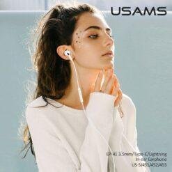 USAMS EP-41 Wired 3.5mm Port HiFi Stereo In-ear Earphone 1.2m 7 USAMS EP-41 Wired 3.5mm Port HiFi Stereo In-ear Earphone 1.2m - Image 4