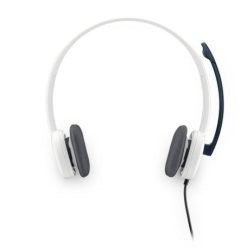 Logitech H150 Stereo Headset with Noise Cancellation Microphone Dual 3.5mm Plug - White 6 Logitech H150 Stereo Headset with Noise Cancellation Microphone Dual 3.5mm Plug - White - Image 3
