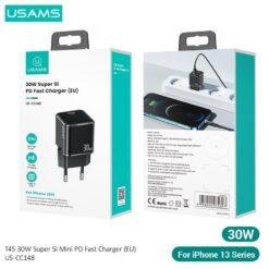 USAMS Super Si PD 30W Mini Fast Mobile Charging Adapter Mobile Phone Charger 12 USAMS Super Si PD 30W Mini Fast Mobile Charging Adapter Mobile Phone Charger - Image 6
