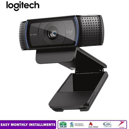 Logitech C920 HD Pro 1080p Webcam for Video Calls with Stereo Audio