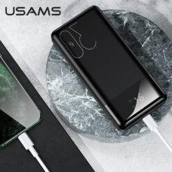 USAMS PB38 30000mAh 18W Dual QC3.0+PD Digital Fast Charging Power Bank US-CD103 - Image 2