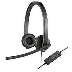 Alternative view of Logitech H570E Comfortable USB Headset with Noise & Echo Canceling Mic HD Audio