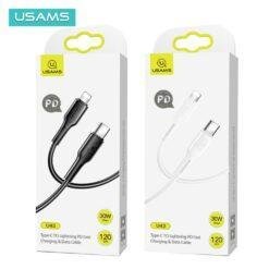 USAMS U43 Type-C TO Lightning 30W PD Fast Charging & Data Cable US-SJ406 10 USAMS U43 Type-C TO Lightning 30W PD Fast Charging & Data Cable US-SJ406 - Image 3