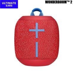 UE Ultimate Ears WONDERBOOM™ 2 Ultra portable Bluetooth® Speaker Water Proof Radical Red