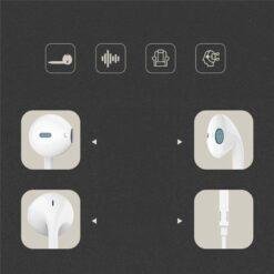 USAMS EP-22 Wired In-Ear Stereo Earphone 3.5mm 10 USAMS EP-22 Wired In-Ear Stereo Earphone 3.5mm - Image 5