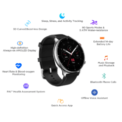Amazfit GTR 2 Smart Watch with Alexa GPS and Fitness Sports Tracker 13 Amazfit GTR 2 Smart Watch with Alexa GPS and Fitness Sports Tracker - Image 5