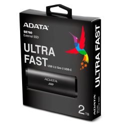 ADATA SE760 2TB USB-C External Portable SSD SuperSpeed USB 3.2 Gen 2 Up to 1000 MB/s 9 ADATA SE760 2TB USB-C External Portable SSD SuperSpeed USB 3.2 Gen 2 Up to 1000 MB/s - Image 5