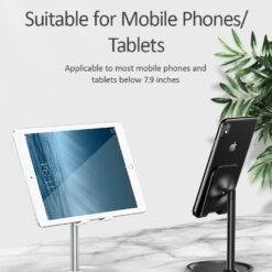 USAMS Universal Aluminum Alloy Mobile Phone and Tablet Desktop Holder US-ZJ048 9 USAMS Universal Aluminum Alloy Mobile Phone and Tablet Desktop Holder US-ZJ048 - Image 3