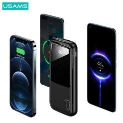 USAMS PB58 10000mAh High Power Dual USB Fast Charging Power Bank Type C With LED Digital Display US-CD163 8 USAMS PB58 10000mAh High Power Dual USB Fast Charging Power Bank Type C With LED Digital Display US-CD163 - Image 3