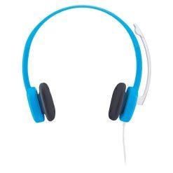 Alternative view of Logitech H150 Stereo Headset with Noise Cancellation Microphone Dual 3.5mm Plug - Blue