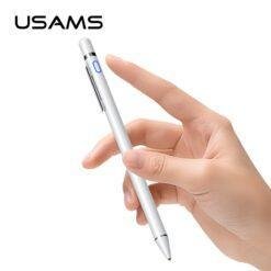 USAMS Stylus Pen for Android and iOS Universal Active Touch Screen Capacitive with Clip US-ZB057 - Image 3