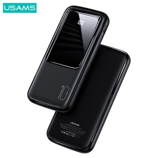 USAMS PB58 10000mAh High Power Dual USB Fast Charging Power Bank