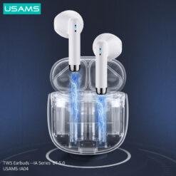 USAMS IA04 TWS Wireless Earbuds Bluetooth 5.0 High-Performance Headphones Headset HiFi Stereo Earphones 10 USAMS IA04 TWS Wireless Earbuds Bluetooth 5.0 High-Performance Headphones Headset HiFi Stereo Earphones - Image 3
