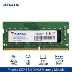 Alternative view of ADATA Premier 16GB DDR4 3200MHz  SO-DIMM Laptop Notebook Memory Module RAM