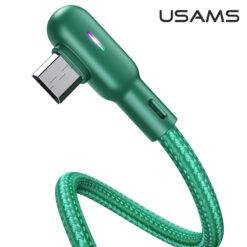 USAMS U57 RGB Dual Right Angle Gaming Micro USB Data Cable for Android Nylon Braided 1.2M US-SJ458 11 USAMS U57 RGB Dual Right Angle Gaming Micro USB Data Cable for Android Nylon Braided 1.2M US-SJ458 - Image 4