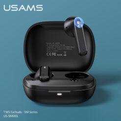 USAMS SM Series True TWS Bluetooth 5.0 Wireless Earbuds Earphones Headphones 10 USAMS SM Series True TWS Bluetooth 5.0 Wireless Earbuds Earphones Headphones - Image 3