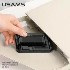 USAMS US-ZJ059 Retractable Desktop Phone and Tablet Holder Stand 11 USAMS US-ZJ059 Retractable Desktop Phone and Tablet Holder Stand - Image 5