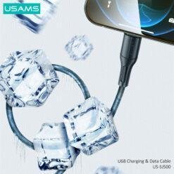 USAMS U68 2A USB to 8 Pin PVC Charging Transmission Data Cable US-SJ500 13 USAMS U68 2A USB to 8 Pin PVC Charging Transmission Data Cable US-SJ500 - Image 7