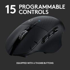 Alternative view of Logitech G604 HERO Lightspeed Wireless & Bluetooth Gaming Mouse 25600Dpi
