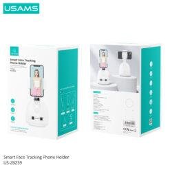 USAMS Portable 360 Rotation Auto Smart Face Track Phone Holder Support Phone Mount Tripod with Face Tracking US-ZB239 15 USAMS Portable 360 Rotation Auto Smart Face Track Phone Holder Support Phone Mount Tripod with Face Tracking US-ZB239 - Image 8