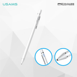 USAMS Stylus Pen for Android and iOS Universal Active Touch Screen Capacitive with Clip US-ZB057 - Image 6
