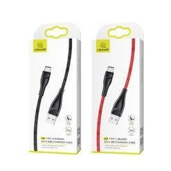 USAMS U41 Type-C Braided Data Fast and Safe Charging Data Cable 1M US-SJ392 12 USAMS U41 Type-C Braided Data Fast and Safe Charging Data Cable 1M US-SJ392 - Image 6