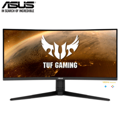 Alternative view of ASUS TUF Gaming VG34VQL1B 34inch 165Hz Curved Gaming Monitor WQHD (3440x1440) Extreme Low Motion Blur, FreeSync Premium 1ms (MPRT) DisplayHDR 400