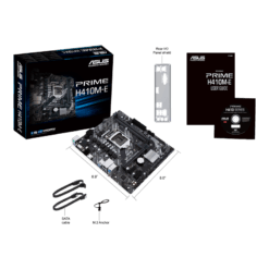 ASUS PRIME H410M-E Intel® H410 (LGA 1200) mic-ATX Motherboard with M.2 support, DDR4 2933MHz, HDMI, D-Sub, USB 3.2 Gen 1 ports, SATA 6 Gbps, COM - Image 6