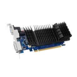 Alternative view of ASUS GeForce GT 730 2GB GDDR5 Low Profile Graphics Card 64Bit for Silent HTPC build (with I/O port brackets)