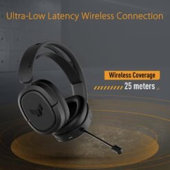 Alternative view of ASUS TUF Gaming H1 Wireless Gaming Headset 7.1 Surround Sound 2.4GHz USB-C for PC, Switch, Mobile Devices, PS4, PS5