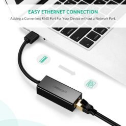 UGREEN USB 2.0 to RJ45 LAN Ethernet Adapter 100Mbps - Image 4