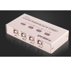 FJGEAR 4 Ports Printer Auto Sharing Switch USB 2.0 - Silver 5 FJGEAR 4 Ports Printer Auto Sharing Switch USB 2.0 - Silver - Image 3