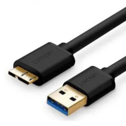 Alternative view of UGREEN External Hard drive Micro USB 3.0 Male To USB 3.0 Cable 1 Meter US130 (10841)