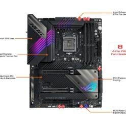 ASUS ROG MaximusXIII Hero (WiFi 6E) Z590 LGA 1200 (Intel 11th/10th Gen) ATX Gaming Motherboard (PCIe 4.0, 14+2 Power Stages, DDR4 5333+, Dual 2.5Gb LAN - Image 3