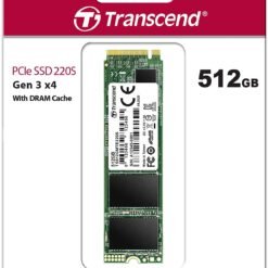 Alternative view of Transcend 220S 512GB NVMe PCIe Gen3 x4 Internal SSD with 3D NAND and DRAM cache