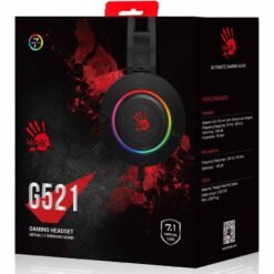 a4tech Bloody G521 Virtual 7.1 Surround Sound USB RGB Gaming Headphone - Image 4