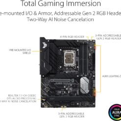 ASUS TUF GAMING H670-PRO WIFI D4 Intel® H670 (LGA 1700) ATX Motherboard with PCIe 5.0 slot, four PCIe 4.0 M.2 slots 10 ASUS TUF GAMING H670-PRO WIFI D4 Intel® H670 (LGA 1700) ATX Motherboard with PCIe 5.0 slot, four PCIe 4.0 M.2 slots - Image 4