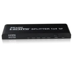 Alternative view of HDMI Splitter 4 Port 2k 4k - Black
