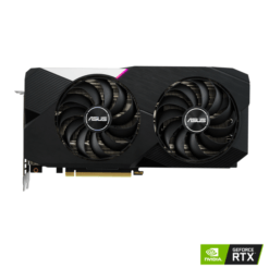 Alternative view of ASUS Dual GeForce RTX™ 3060 Ti V2 OC Edition 8GB GDDR6 Graphic Card with LHR Features two Powerful Axial-tech fans for AAA Gaming Performance