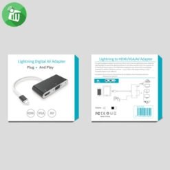 Onten 7585S Lightning To HDMI / VGA Digital AV Adapter Converter 5 Onten 7585S Lightning To HDMI / VGA Digital AV Adapter Converter - Image 3