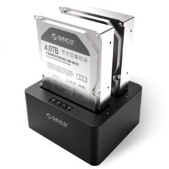 Orico Dual Bay Hard Drive Dock - Black 6 Orico Dual Bay Hard Drive Dock - Black - Image 3