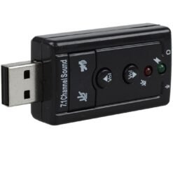 USB Sound Card 7.1 - Black - Image 3