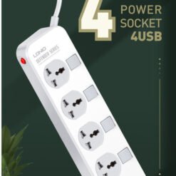 LDNIO 10A 2500W Electrical Socket Switch Plug 4USB Smart Extension Multifunction SC4408 12 LDNIO 10A 2500W Electrical Socket Switch Plug 4USB Smart Extension Multifunction SC4408 - Image 5