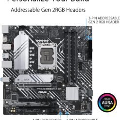 ASUS Prime B660M-A D4 LGA 1700(Intel 12th Gen) mATX Motherboard (PCIe 4.0, DDR4,2xM.2 Slots, 1Gb LAN - Image 5