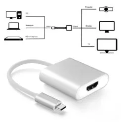 USB Type C 3.1 To HDMI Converter - White